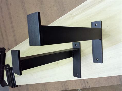 sterling bent metal industrial angle shelf brackets|steel shelf brackets.